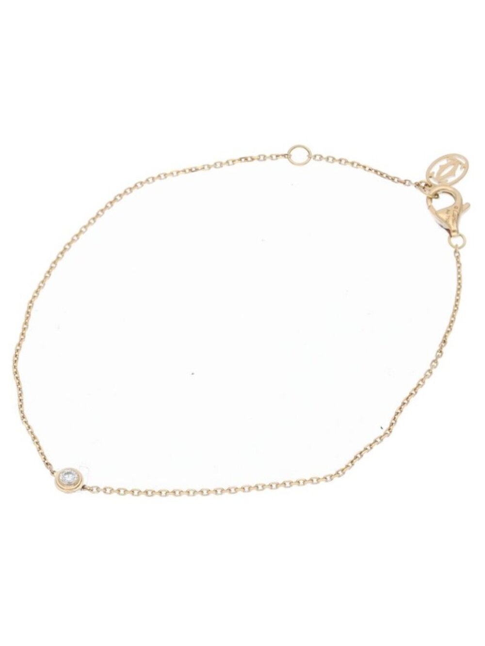 Cartier d'Amour Diamond Bracelet XS 18k Yellow Gold